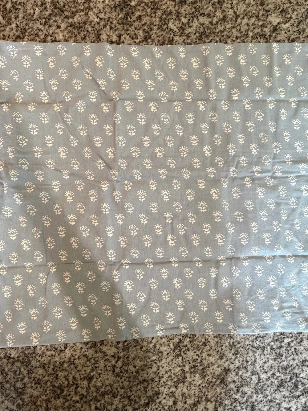 Pottery Barn Blue and White Arboretum Petite Floral Sham